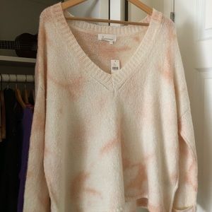 Anthropologie v neck sweater NWT